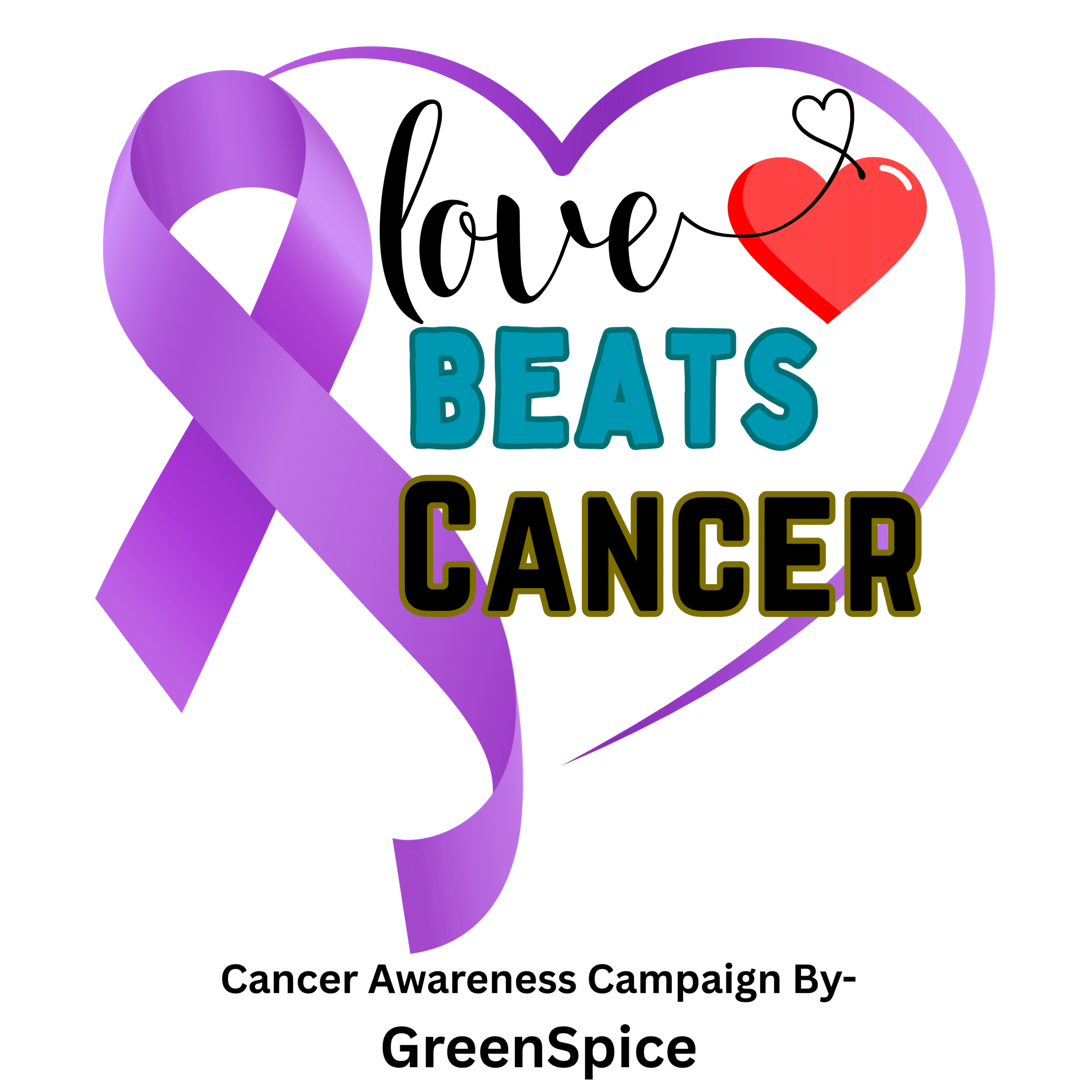Love beats cancer logo